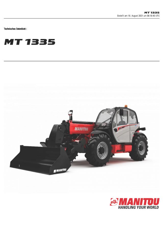 Manitou MT1335 Manitou MT1335