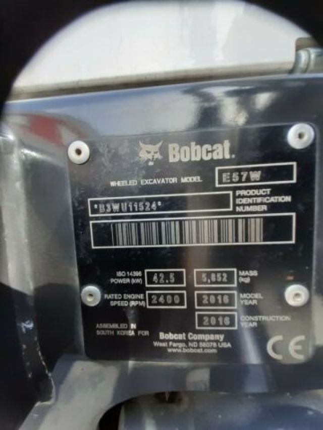 Gebrauchter Mobilbagger Bobcat E57W
