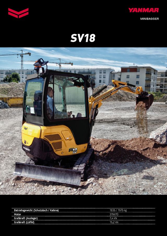 Yanmar SV18 Yanmar SV18
