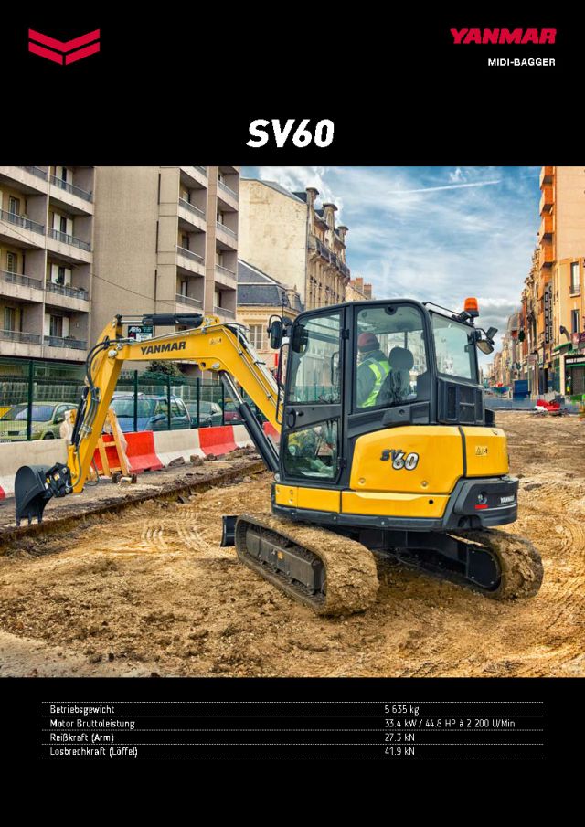 Yanmar SV60 Yanmar SV60